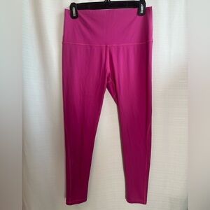 ZYIA Vibran Pink High-Waisted Athletic Leggings, size 12